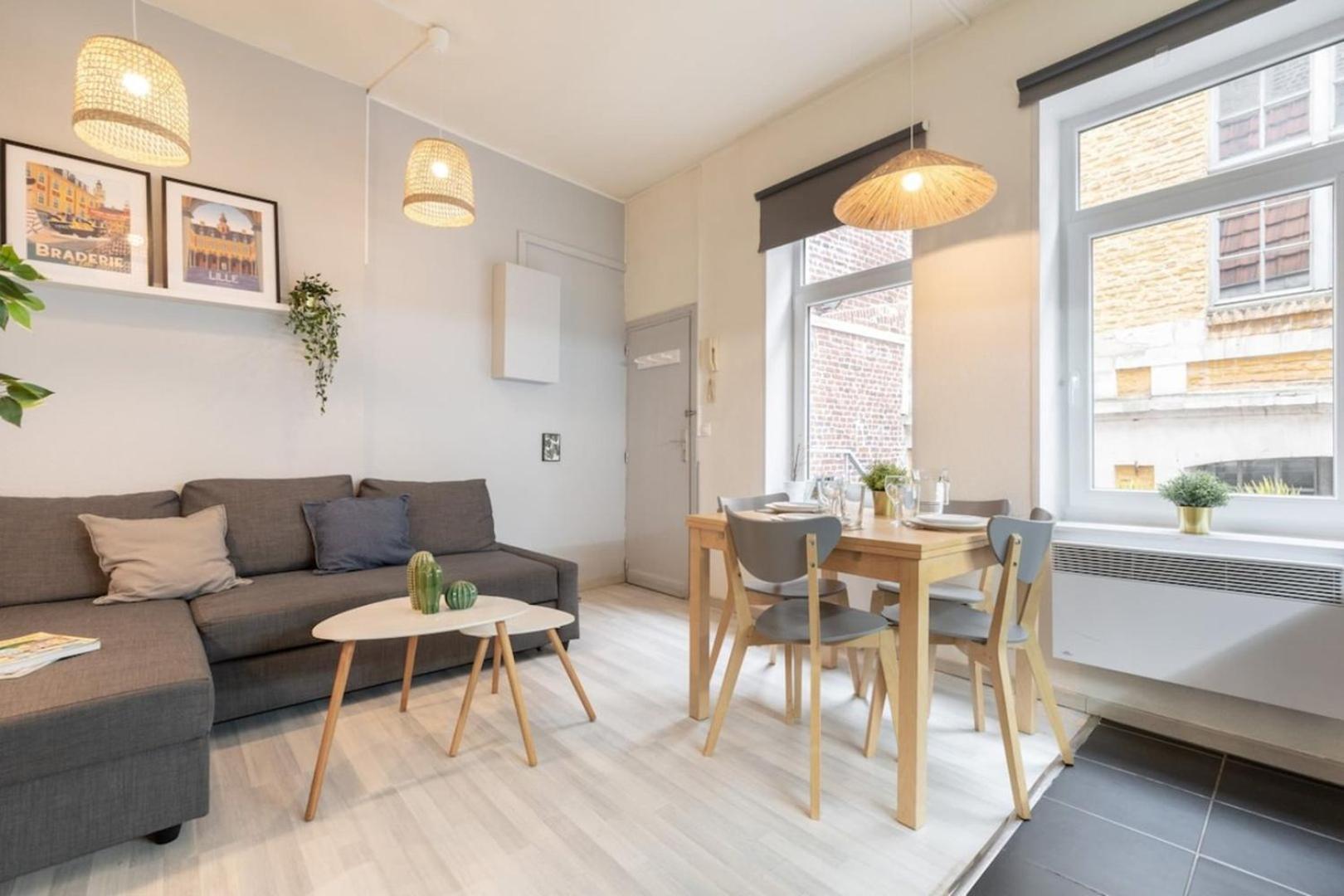 Vieux Lille Bright Duplex ! 3Pers Apartment ภายนอก รูปภาพ
